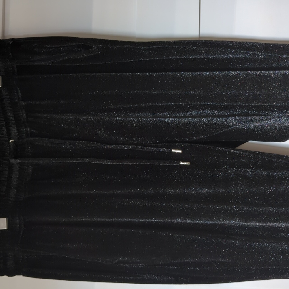 Michael Kors Glittery  Velour Pull on Pants Large